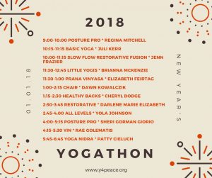 Yogathon New's Year Day 2018